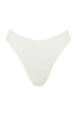 Monday Swimwear Bel Air Knitwear Bottom - White Rib
