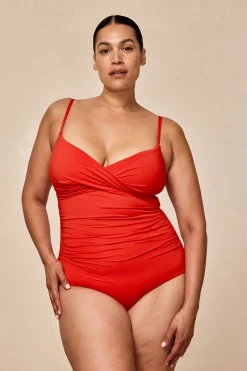 Monday Swimwear Bordeaux One Piece (Full Coverage) -