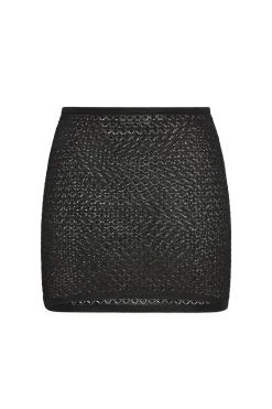 Monday Swimwear Cartagena Micro Skirt - Lace Crochet