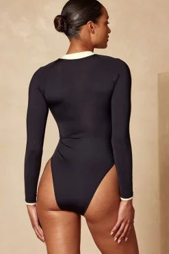 Monday Swimwear Hilo One Piece - Black/Ivory