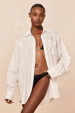 Monday Swimwear La Jolla Linen Shirt -