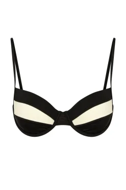 Monday Swimwear Malta Top - Black/Ivory