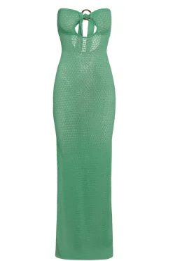 Monday Swimwear Montego Bandeau Dress - Pond Lace Crochet