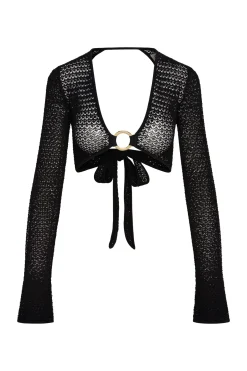 Monday Swimwear Montego Crop Top - Lace Crochet