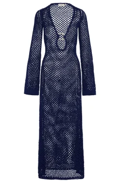 Monday Swimwear Montego Dress - Midnight Crochet