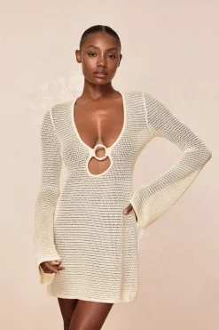 Monday Swimwear Montego Mini Dress - Shiny Treble Knit