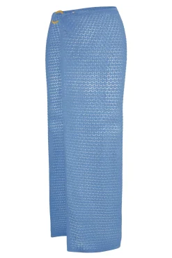 Monday Swimwear Palermo Skirt - Azure Lace Crochet