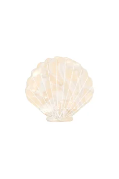 Monday Swimwear Sanibel Shell Hair Clip - Ivory Swirl